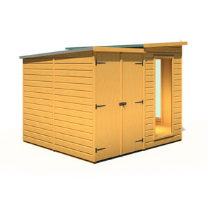 Shire Barclay Summerhouse with Side Shed - 8x12