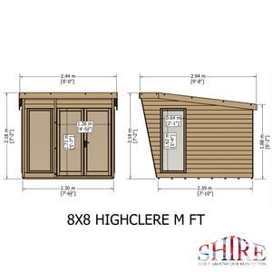 Shire Highclere Summerhouse 8x8