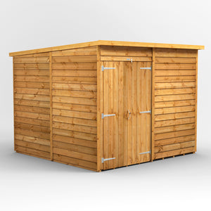 Power Overlap Pent Shed 8x8 ft
