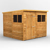 Power Overlap Pent Shed 8x8 ft