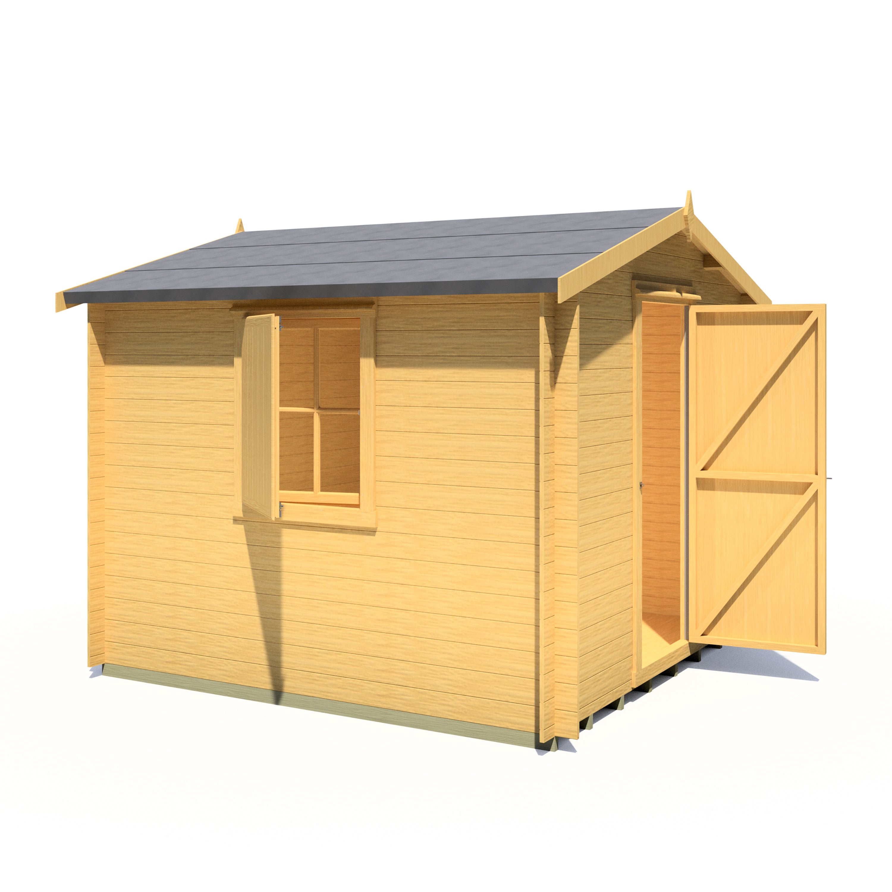 Shire Camelot 19mm Log Cabin 9x9 Garden Life Stores