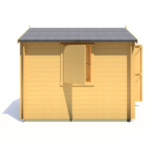 Shire Camelot 19mm Log Cabin 9x9