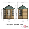Shire Gazebo Pressured Treated Summerhouse 6x6