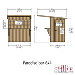 Shire Bar Pent 6x4 - Garden Life Stores. 