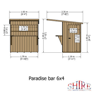 Shire Bar Pent 6x4 - Garden Life Stores. 