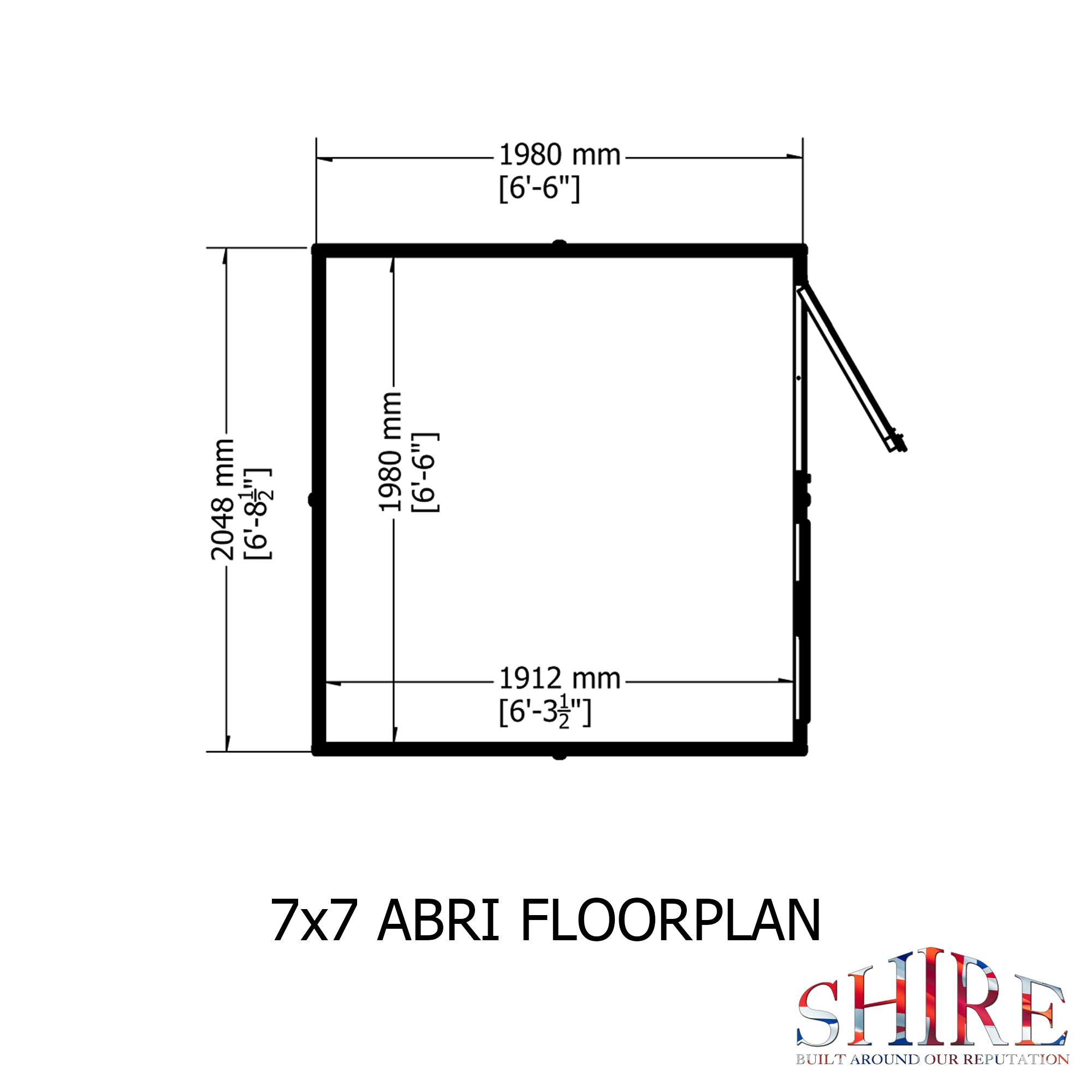 Shire Abri Shed 7x7