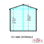 Shire Abri Shed 7x7