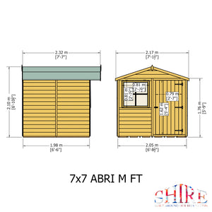 Shire Abri Shed 7x7