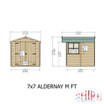 Shire Alderney Shed 7x7