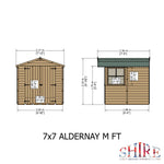 Shire Alderney Shed 7x7 Garden Life Stores