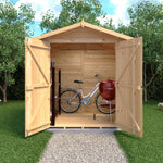 Shire Alderney Shiplap Apex 7x5 Double Door Shed – Garden Life Stores