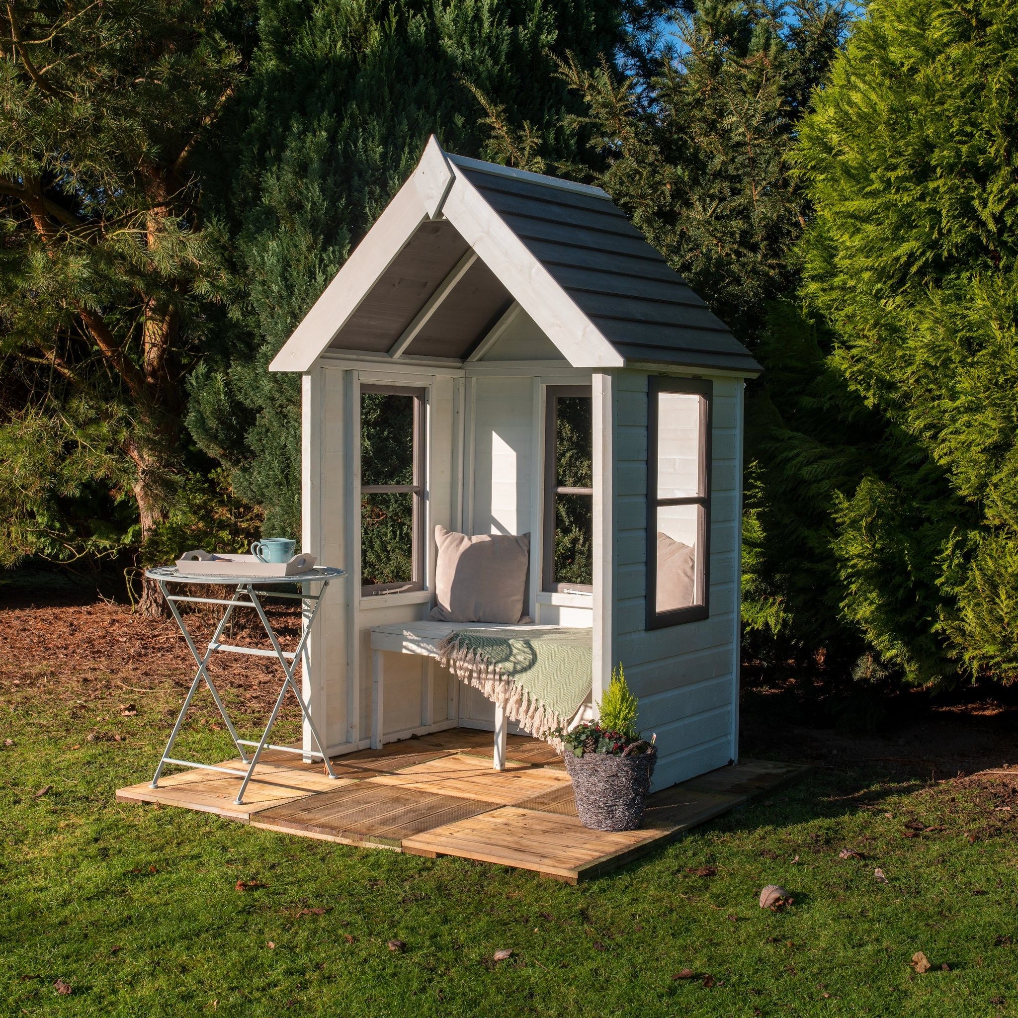 Shire Almarie Arbour – Elegant & Durable Pressure-Treated Garden Seating | Garden Life Stores