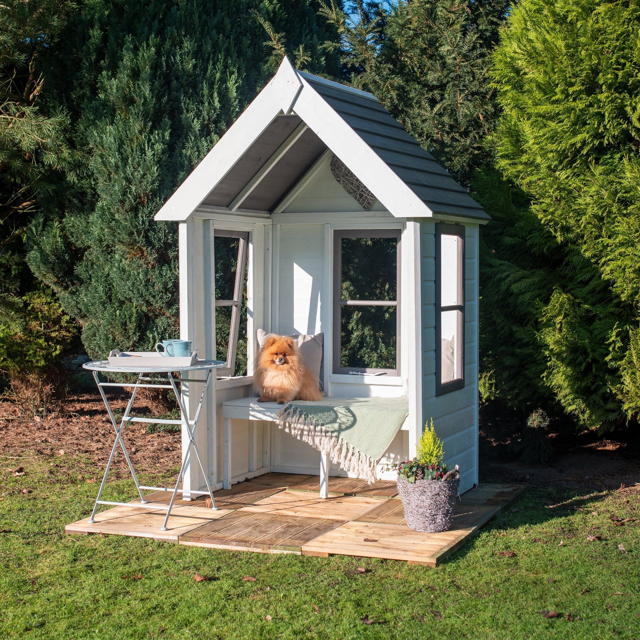 Shire Almarie Arbour – Elegant & Durable Pressure-Treated Garden Seating | Garden Life Stores