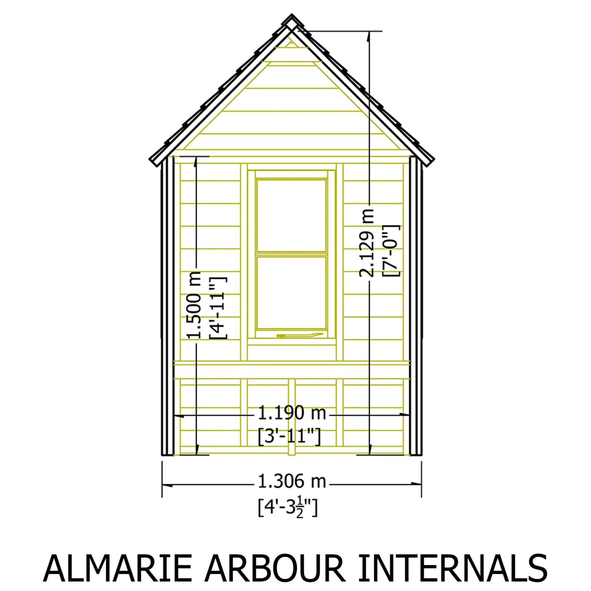 Shire Almarie Arbour – Elegant & Durable Pressure-Treated Garden Seating | Garden Life Stores
