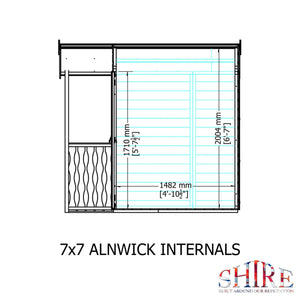 Shire Alnwick Summerhouse 7x7