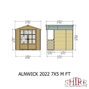 Shire Alnwick Summerhouse 7x7