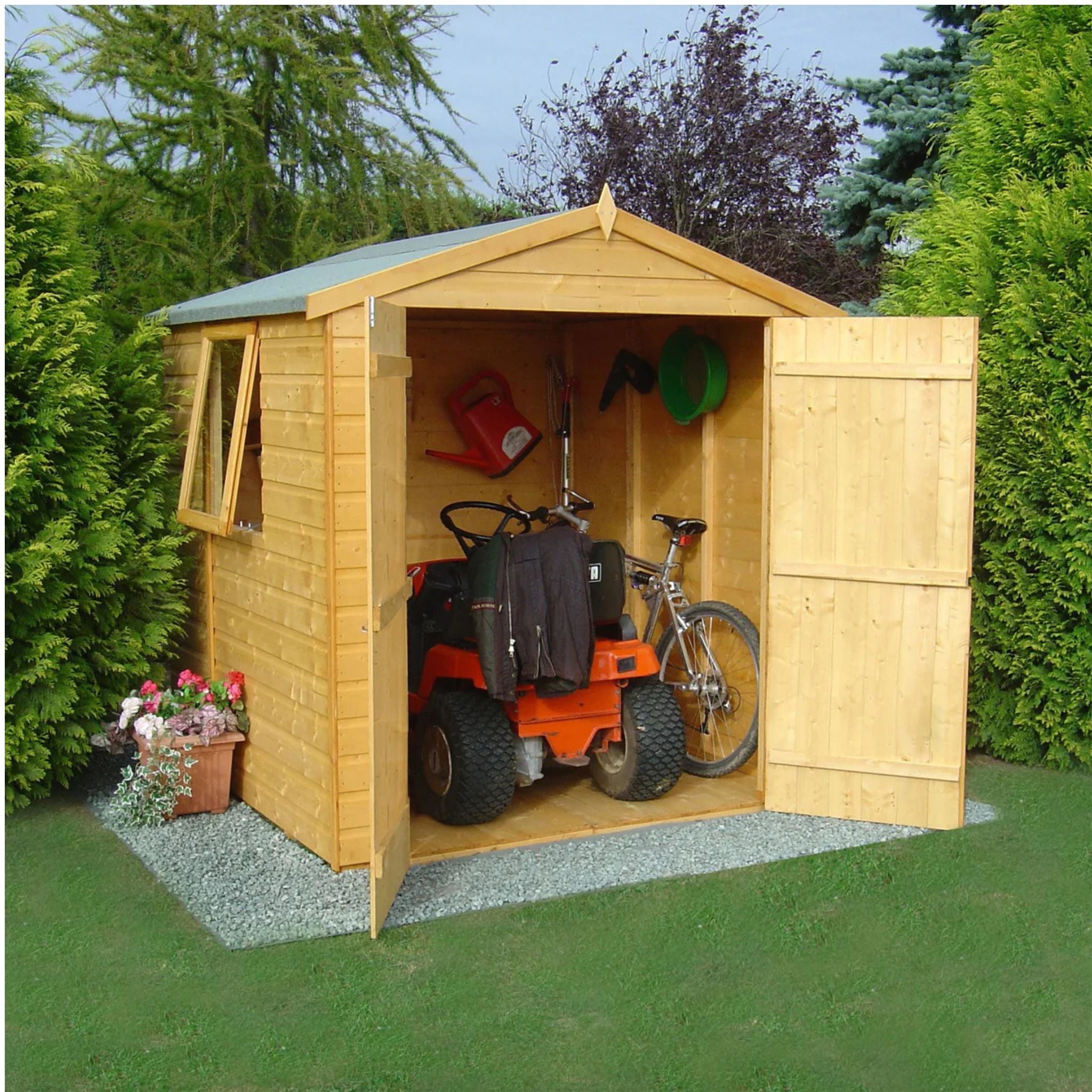 Shire Arran Shed Double Door 6x6 Garden Life Stores