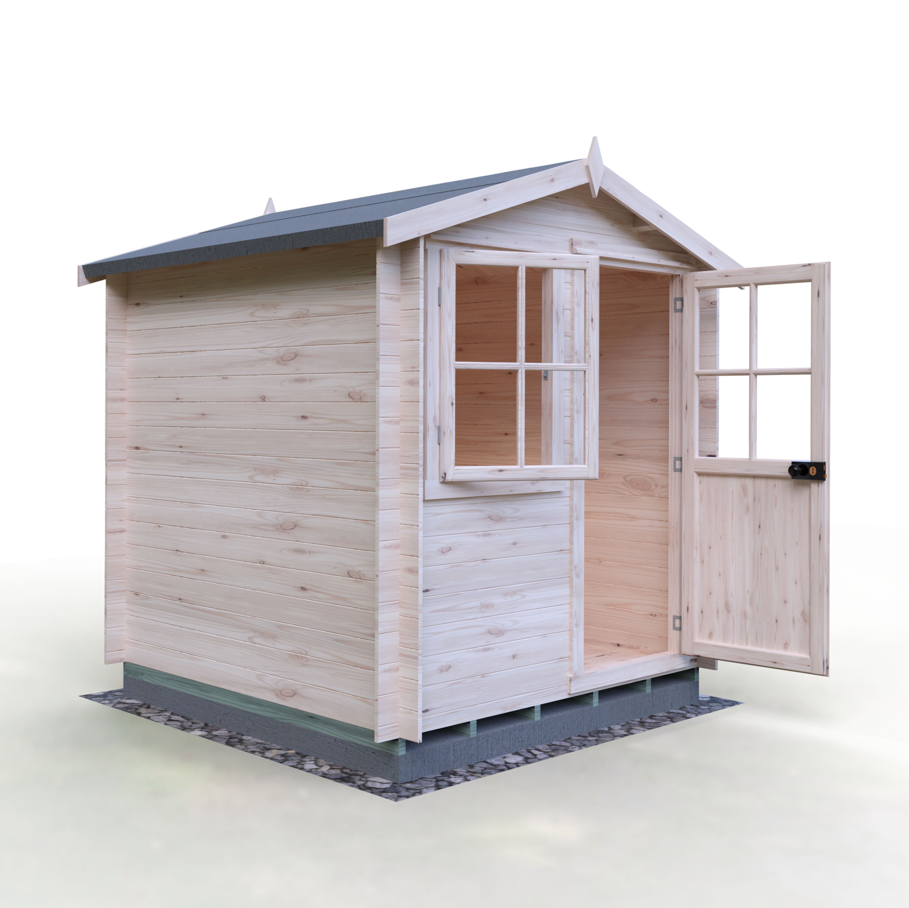 Shire Avesbury 19mm Log Cabin 7x7