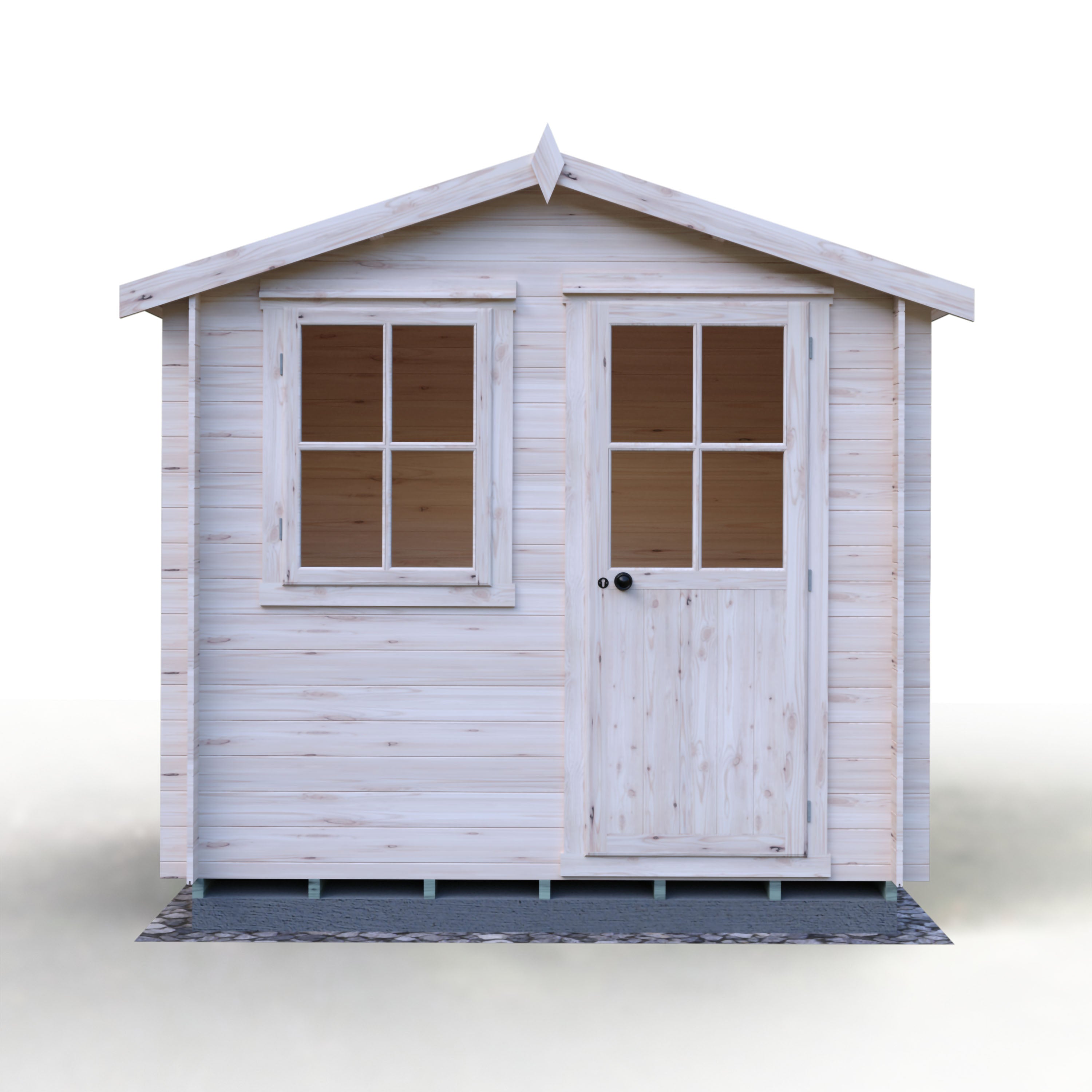 Shire Avesbury 19mm Log Cabin 8x8