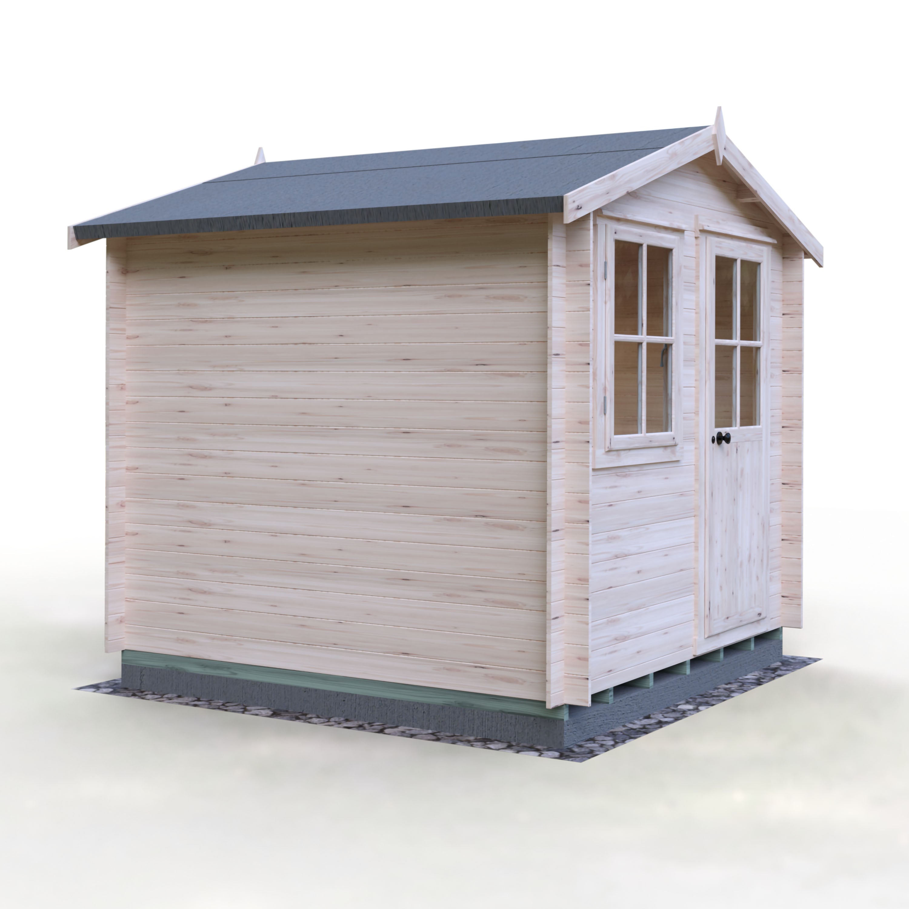 Shire Avesbury 19mm Log Cabin 8x8