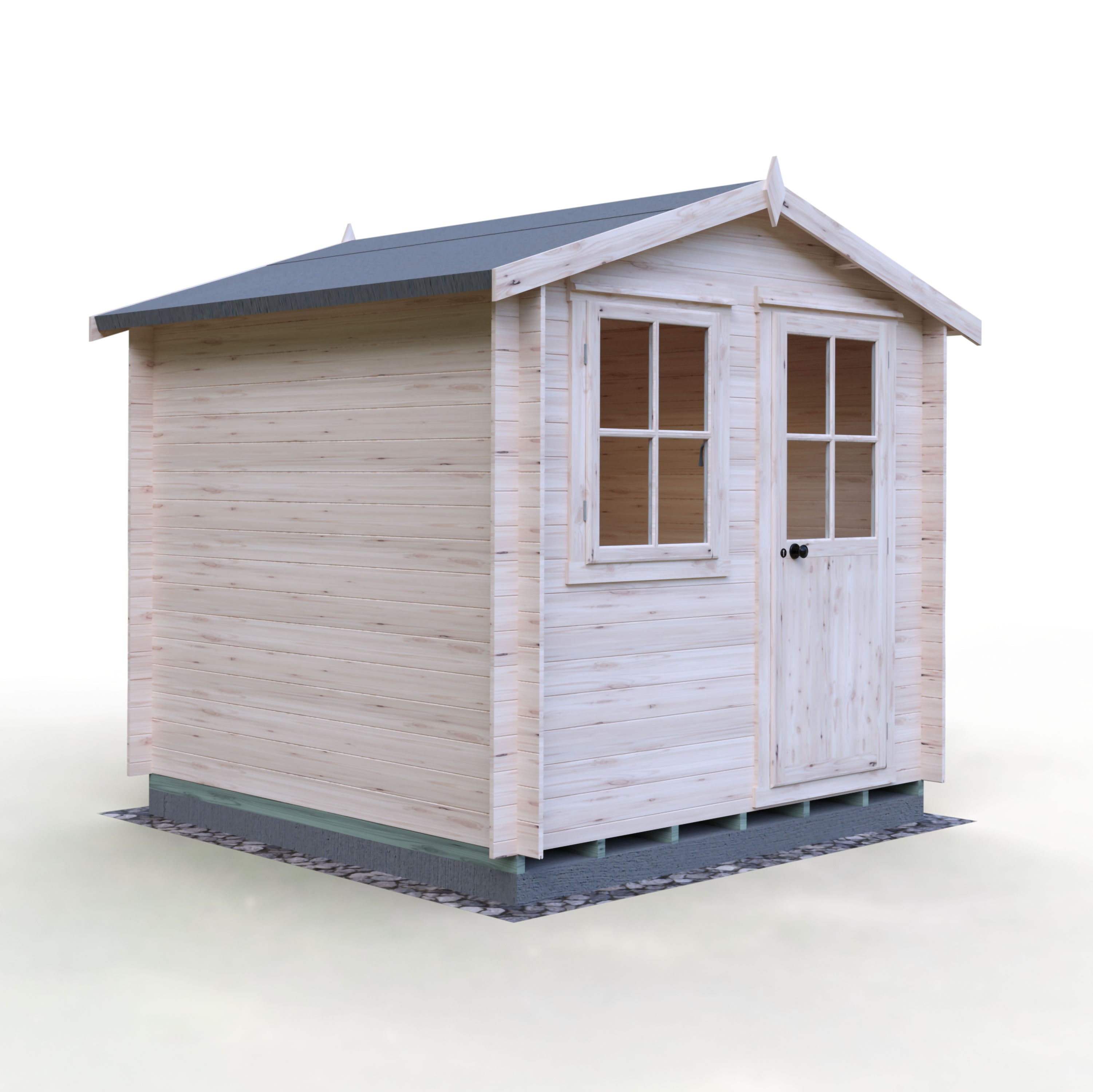 Shire Avesbury 19mm Log Cabin 8x8