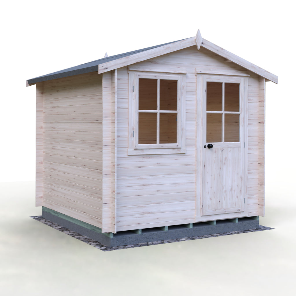 Shire Avesbury 19mm Log Cabin 8x8