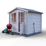 Shire Avesbury 19mm Log Cabin 8x8