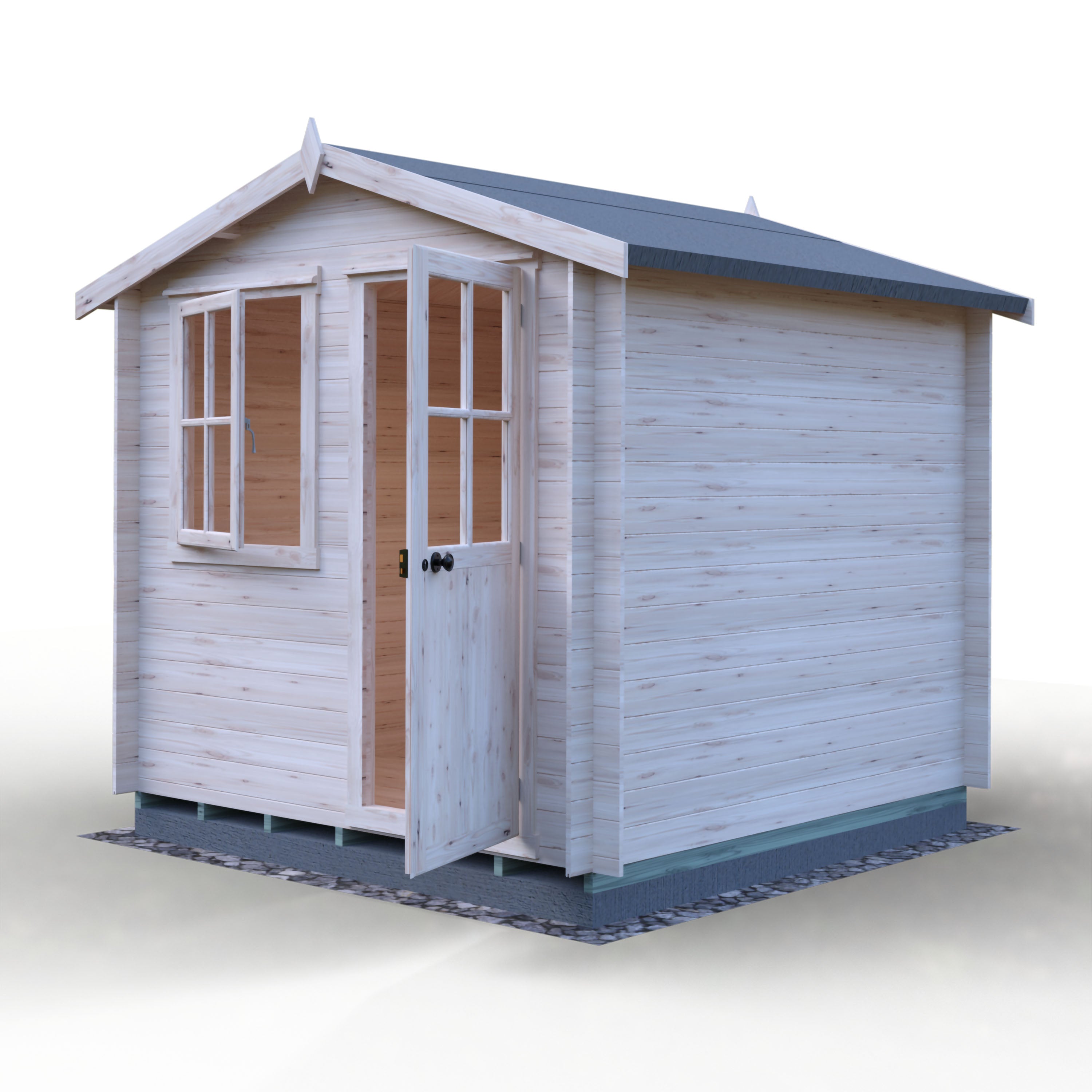 Shire Avesbury 19mm Log Cabin 8x8