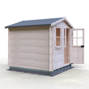 Shire Avesbury 19mm Log Cabin 8x8