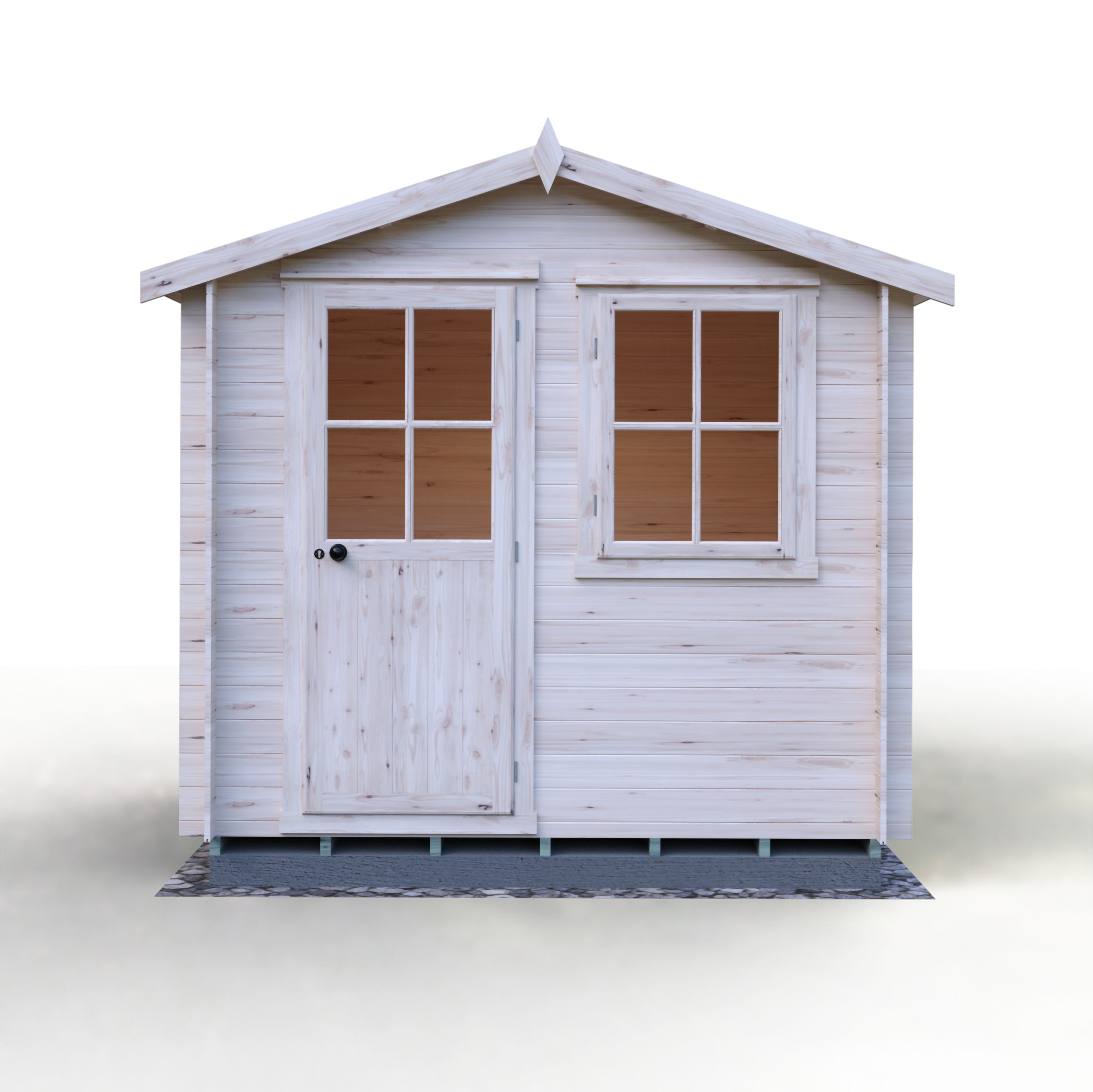 Shire Avesbury 19mm Log Cabin 8x8