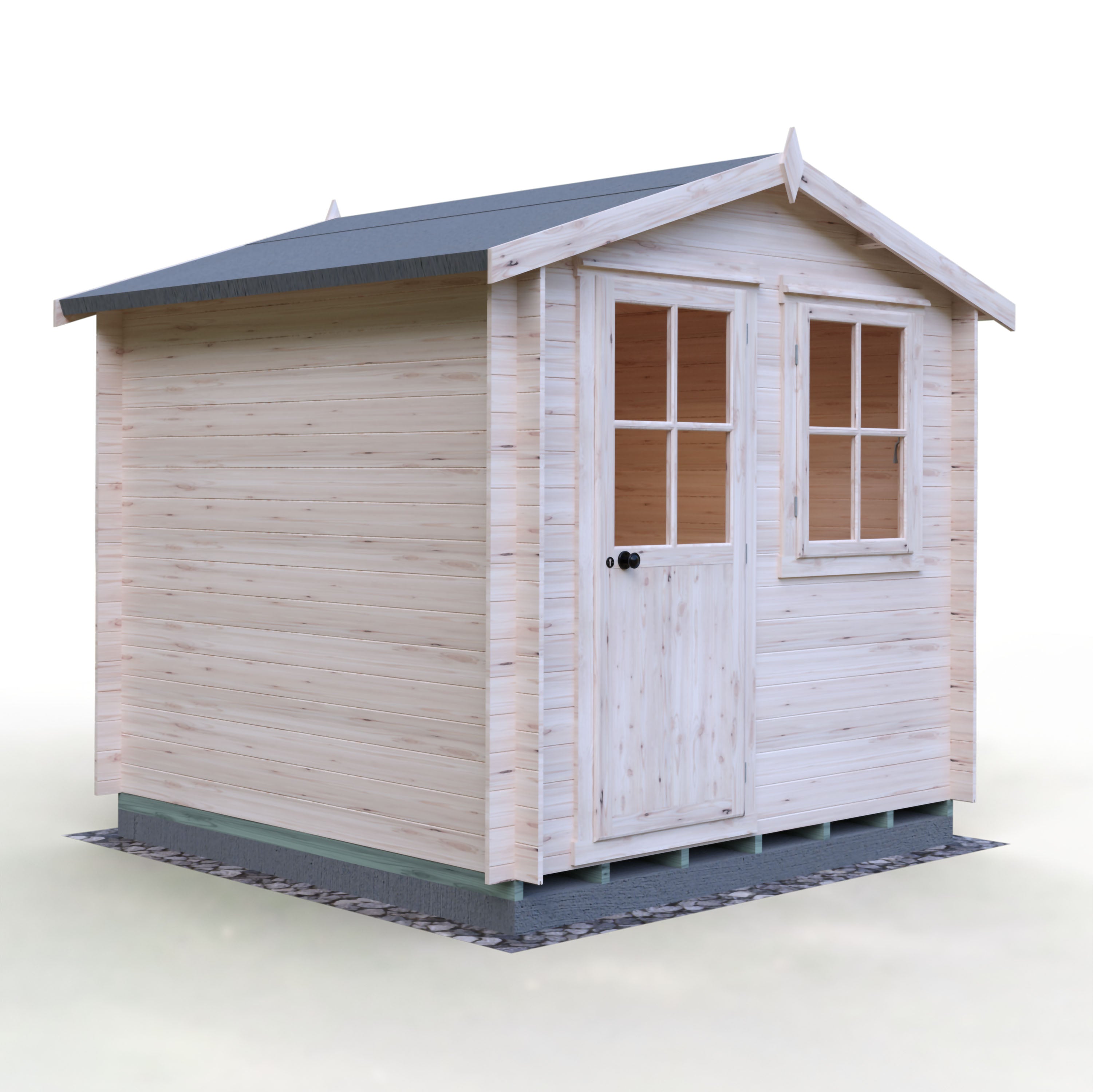 Shire Avesbury 19mm Log Cabin 8x8