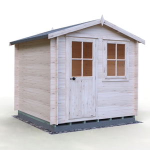 Shire Avesbury 19mm Log Cabin 8x8