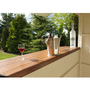 Shire Garden Bar Apex Roof 6x4 - Garden Life Stores. 