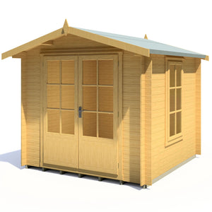 Shire Barnsdale 19mm Log Cabin 8x8