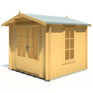 Shire Barnsdale 19mm Log Cabin 8x8