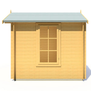 Shire Barnsdale 19mm Log Cabin 8x8