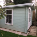 Shire Barnsdale 19mm Log Cabin 8x8