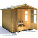 Shire Barnsdale 19mm Log Cabin 8x8