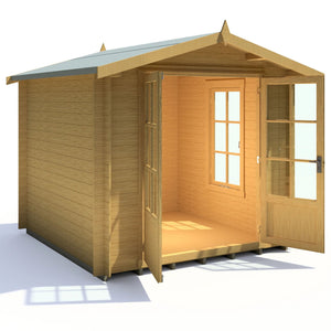 Shire Barnsdale 19mm Log Cabin 8x8