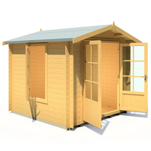 Shire Barnsdale 19mm Log Cabin 8x8