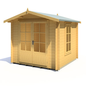 Shire Barnsdale 19mm Log Cabin 8x8