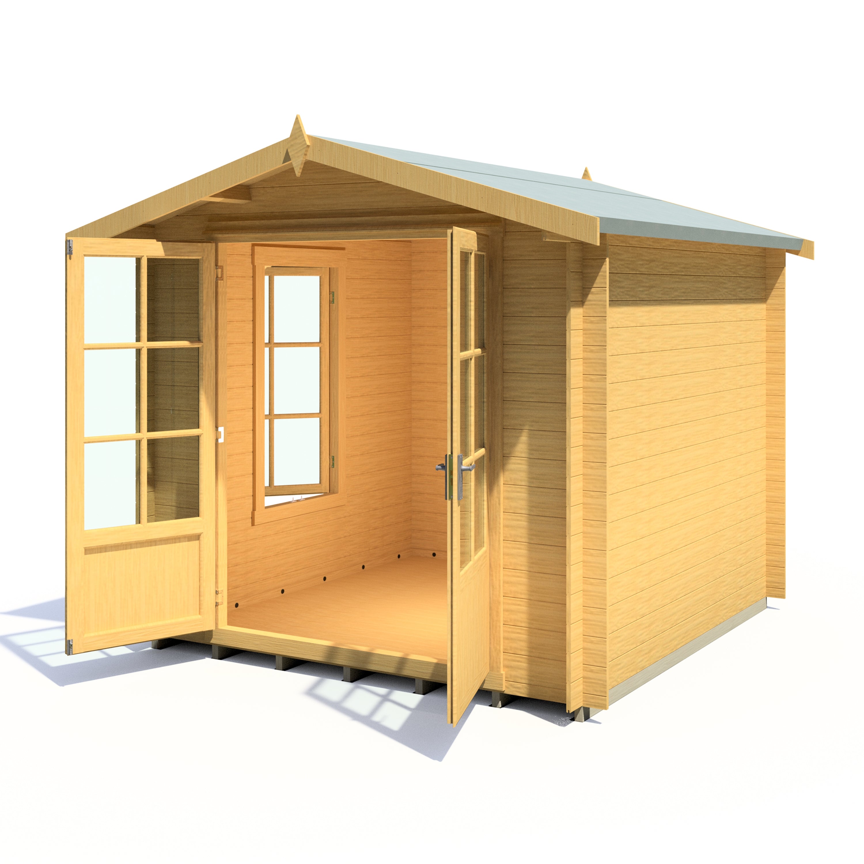 Shire Barnsdale 19mm Log Cabin 8x8