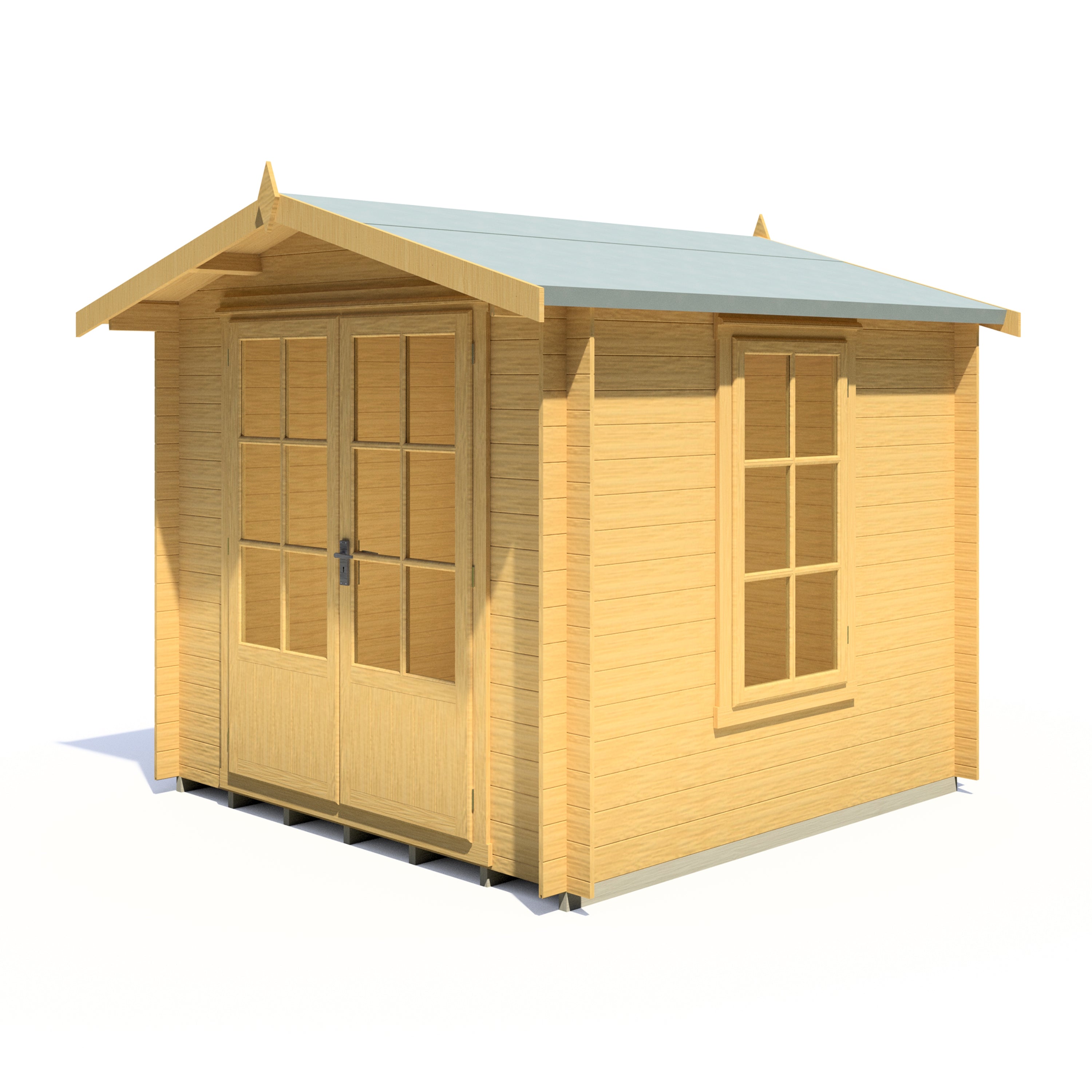 Shire Barnsdale 19mm Log Cabin 8x8