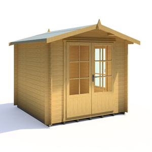 Shire Barnsdale 19mm Log Cabin 8x8