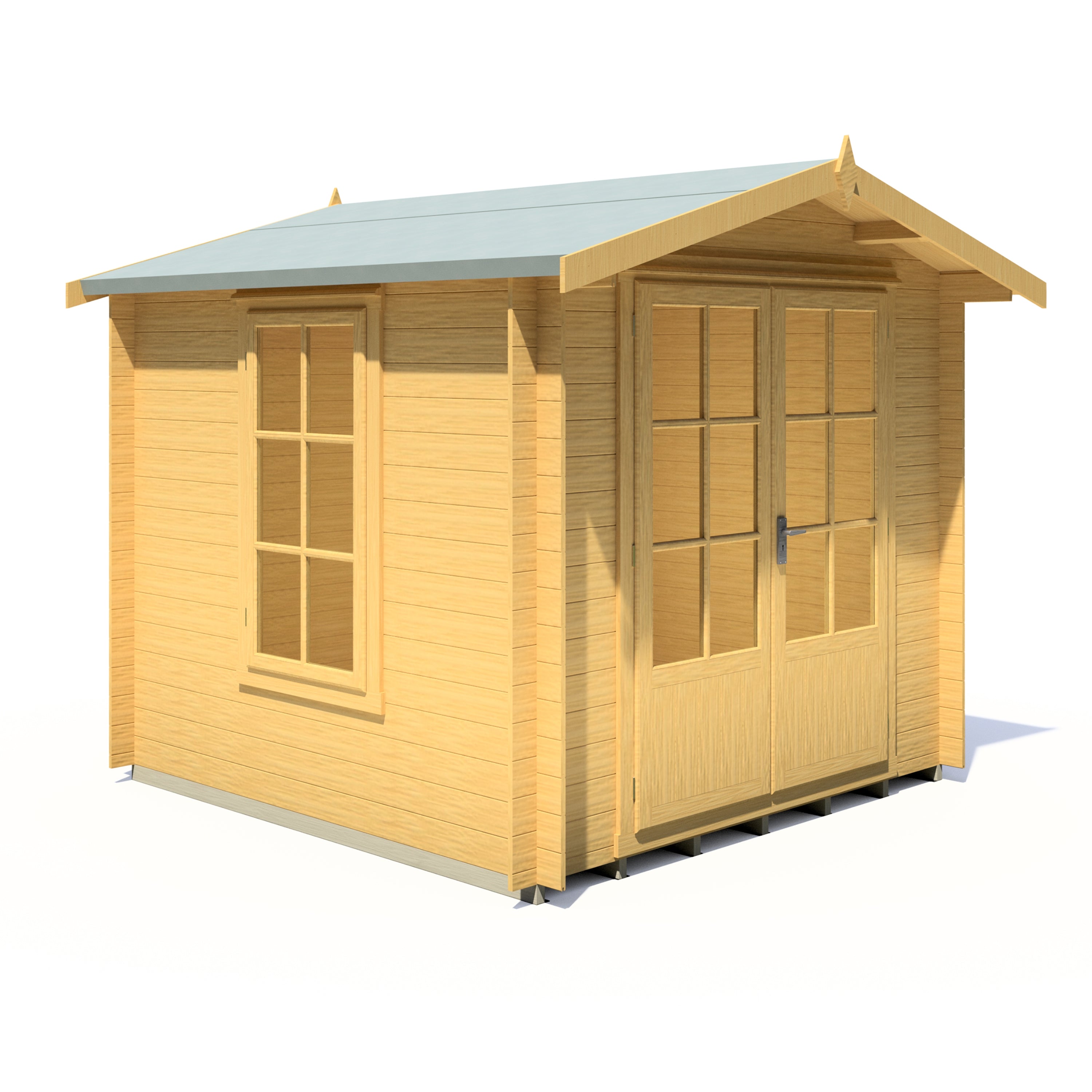 Shire Barnsdale 19mm Log Cabin 8x8