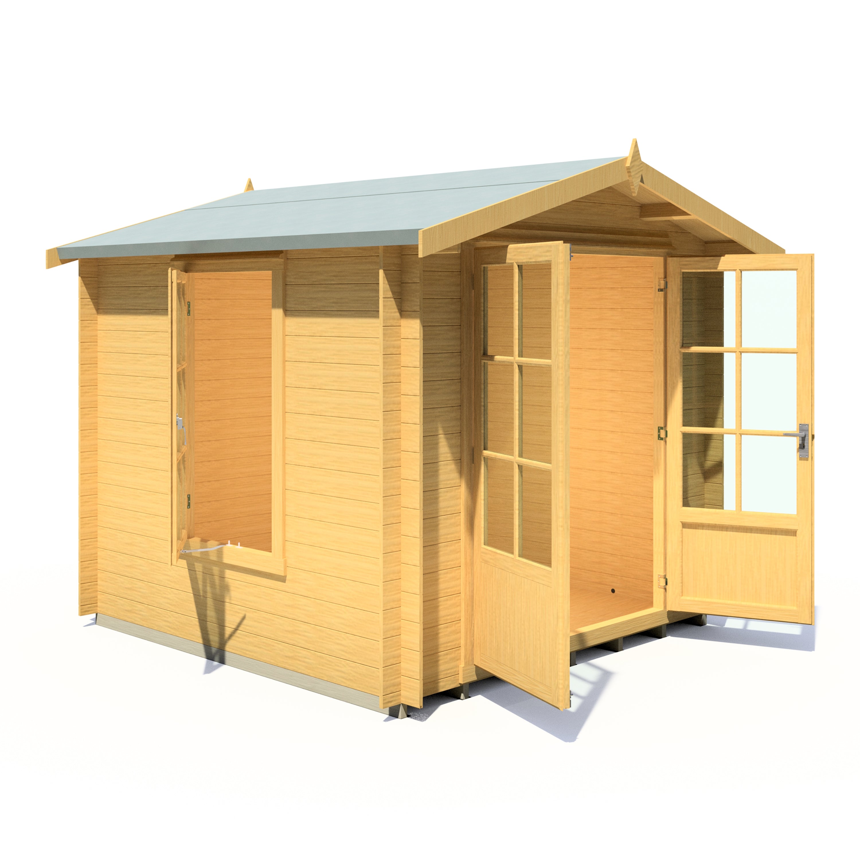 Shire Barnsdale 19mm Log Cabin 8x8