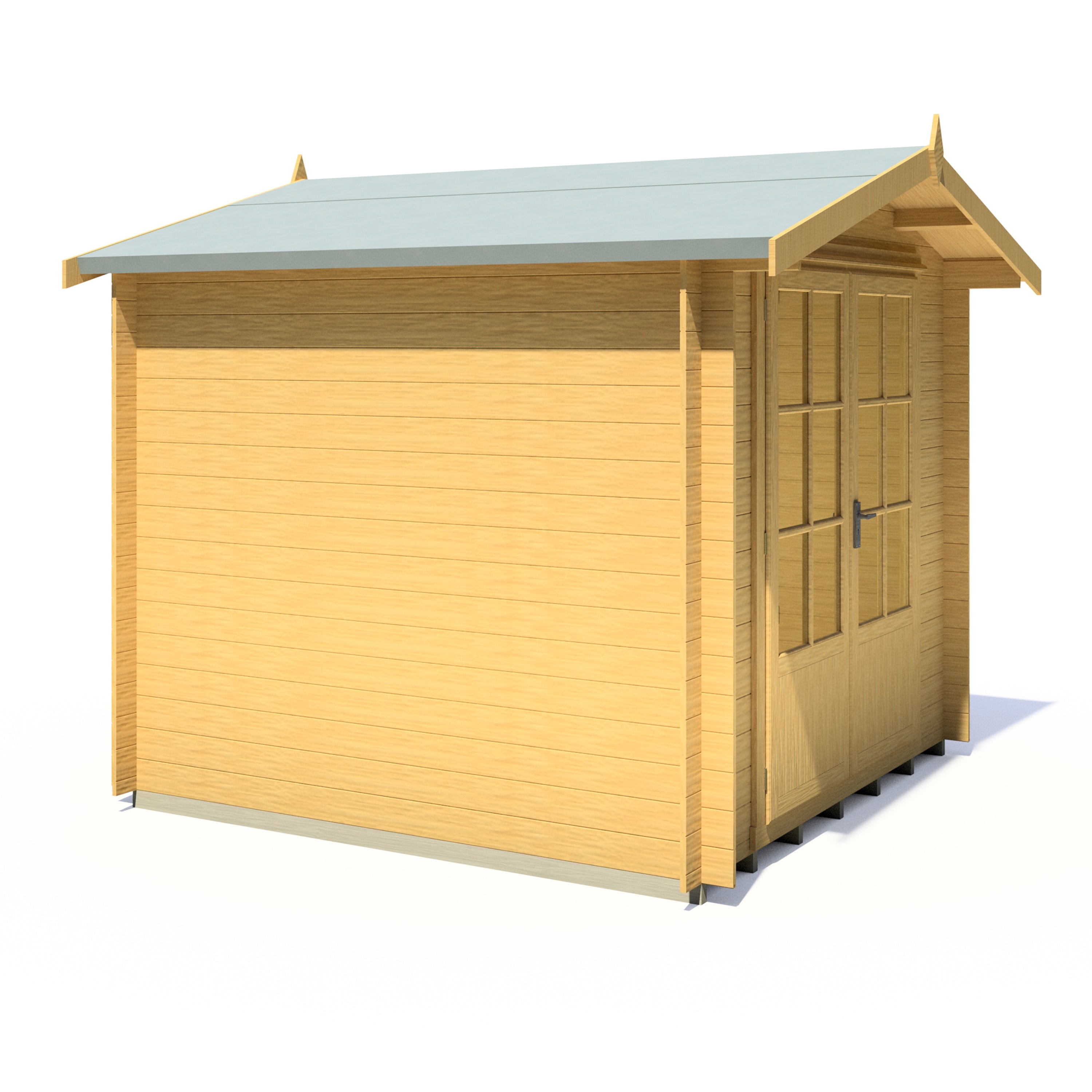 Shire Barnsdale 19mm Log Cabin 8x8