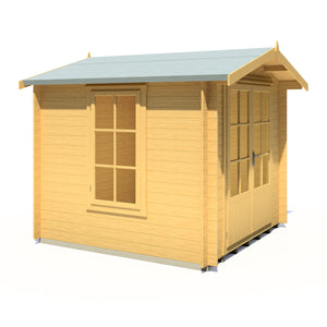 Shire Barnsdale 19mm Log Cabin 8x8