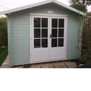 Shire Barnsdale 19mm Log Cabin 8x8