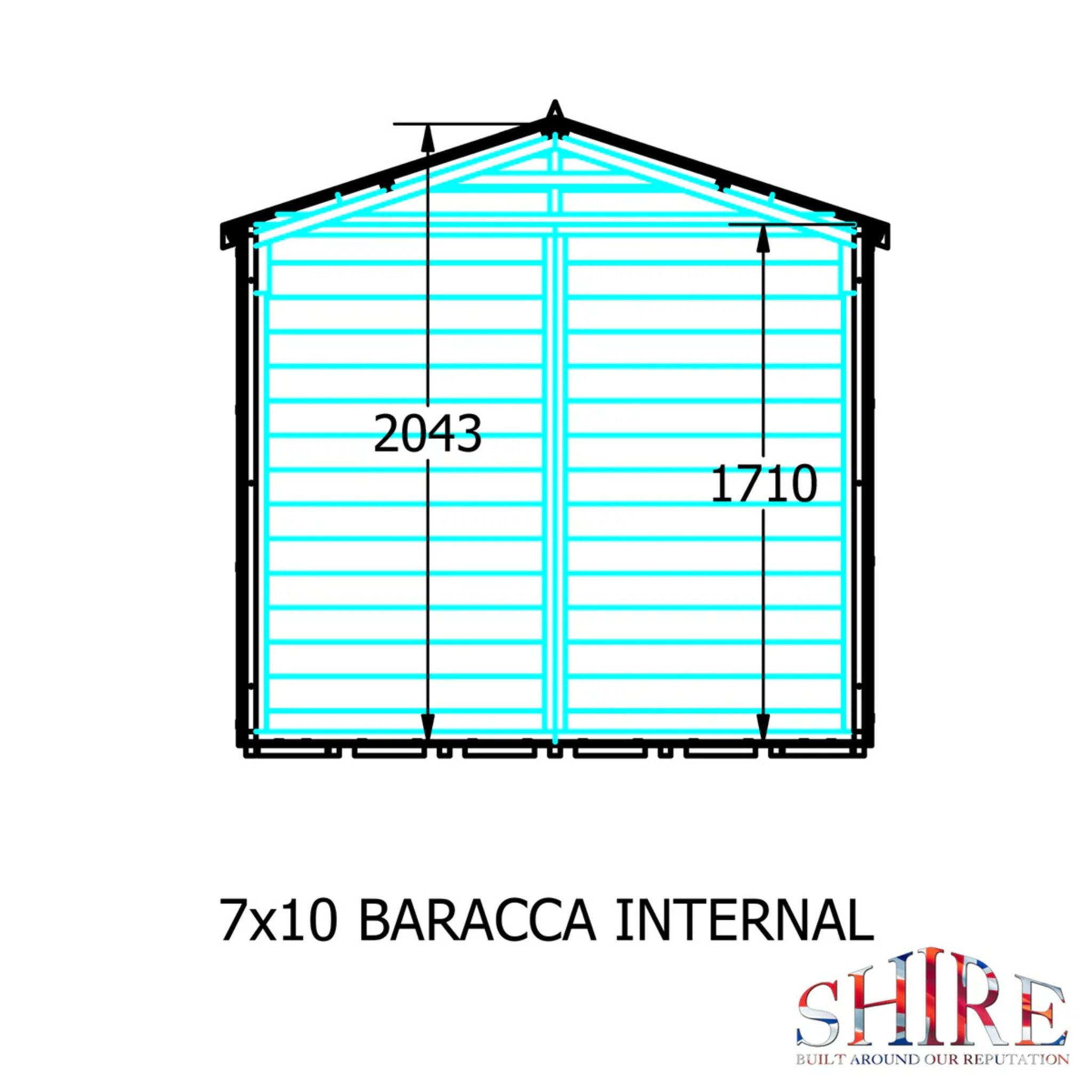 Shire Barraca Shed 7x10